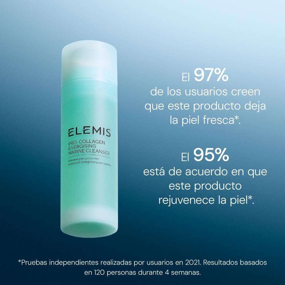 ELEMIS Pro-Collagen Energising Marine Cleanser & Cleaning Mousse, Clínicamente Probado – Gel Limpiador Facial, Desmaquillante Facial para Piel Grasa y Cream Limpiador para Piel Sensible