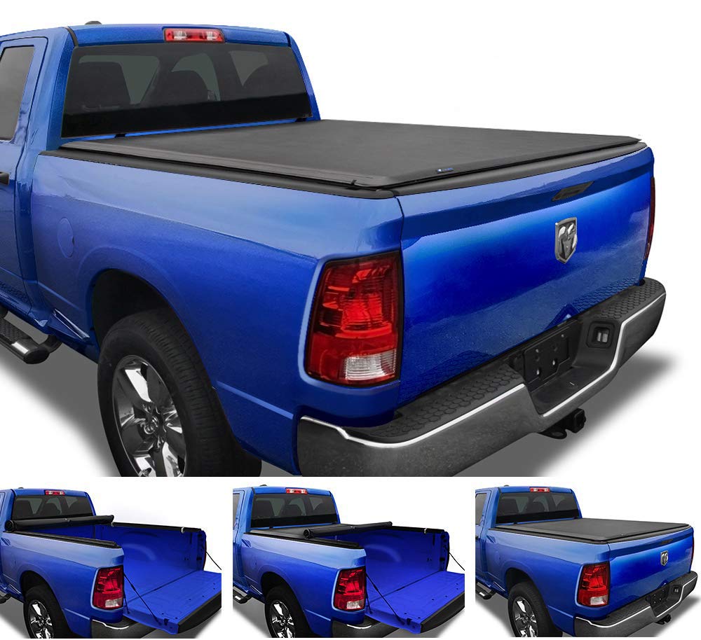 Amazon Com Tyger Auto T1 Soft Roll Up Truck Bed Tonneau Cover Compatible With 2009 2018 Dodge Ram 1500 2019 2021 Classic Only Fleetside 5 7 Bed 67 Without Rambox Tg Bc1d9018 Automotive