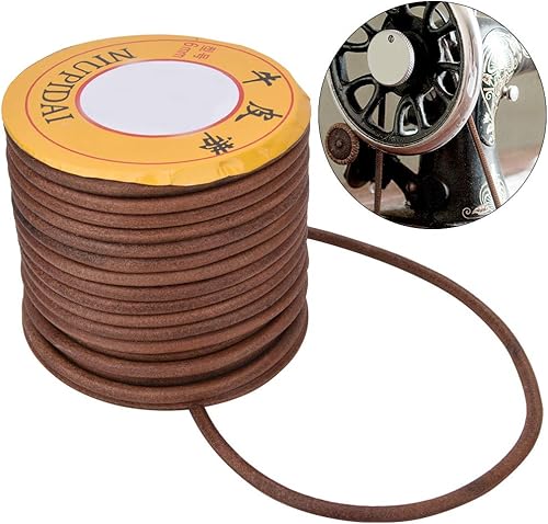 Miniatura 7 de Máquina de coser Cinturón de cuero Máquina de coser Cinturón de cuero de vaca multifunción Cinturón de piel de vaca Treadle Cinturón de máquina de