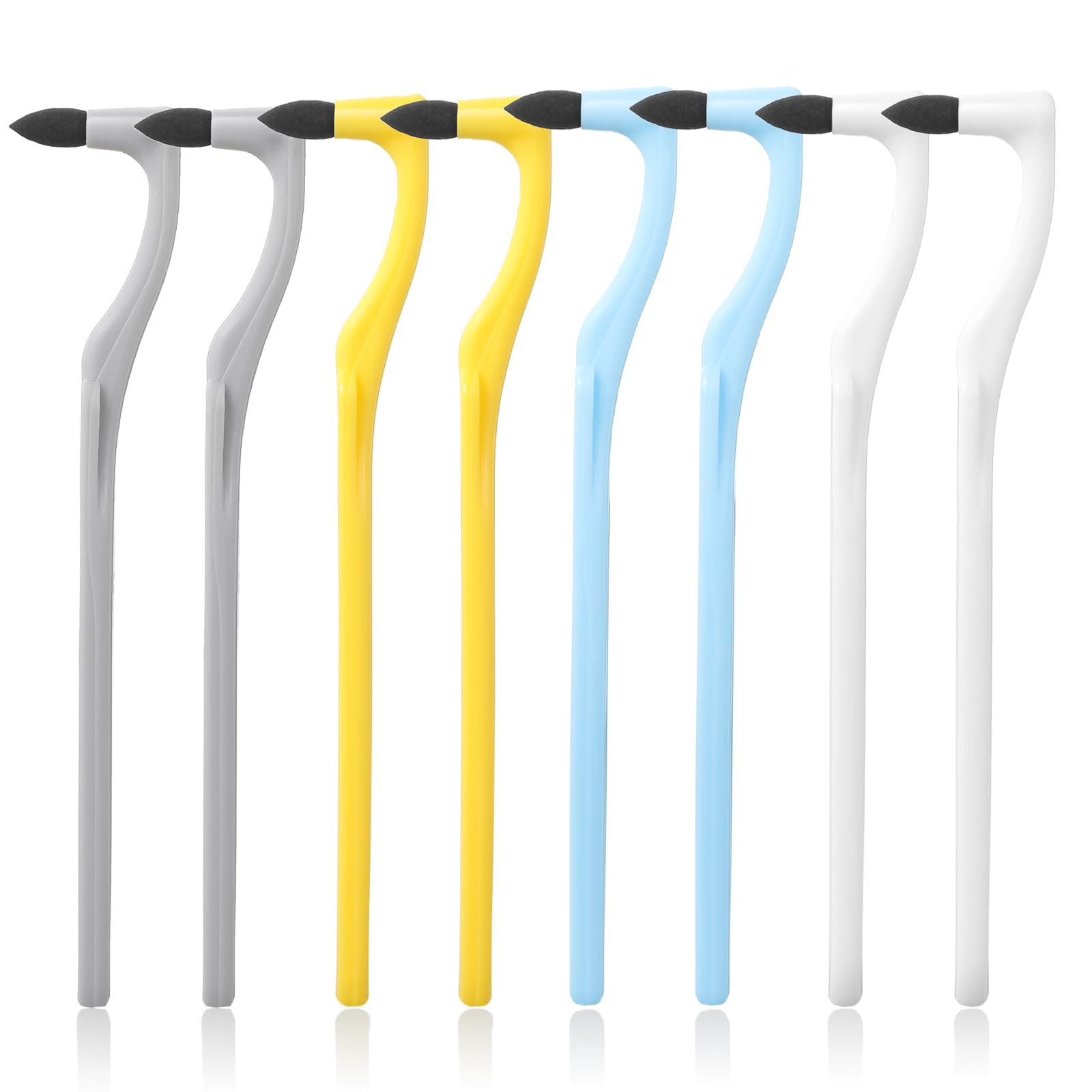 JJUNW - Eliminador de manchas dentales, herramienta para eliminar placa dental, sarro, pulidor, kit profesional de limpieza y pulido para blanqueamiento dental, cuidado bucal, 8 unidades