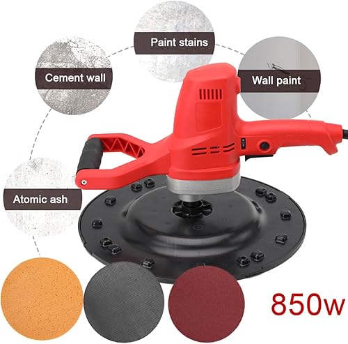 Miniatura 2 de Herramienta de ranurado de hormigón Paleta de energía eléctrica Paleta de hormigón Amoladora de hormigón de mano Máquina pulidora de alisado de