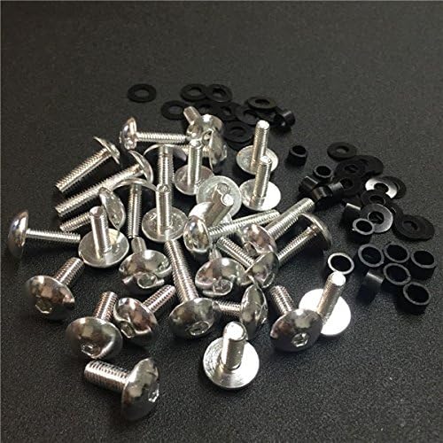 Miniatura 6 de Grupo xkmt motocicleta plata normal Ronda carenado Tornillos Kit de tornillos para 2000200120022003Suzuki GSXR 75020012002GSX-R 1000
