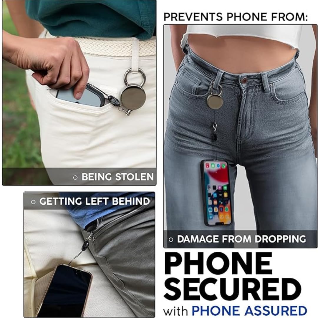 Drop Protection Phone Assured Retractable Phone Tether Never Lose Break |  Desertcart Seychelles