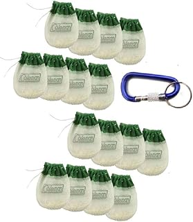 Gr8 Life Co Coleman Standard String Tie #21 Mantles (16 Total Mantles) + Carabiner Key Chain Bundle