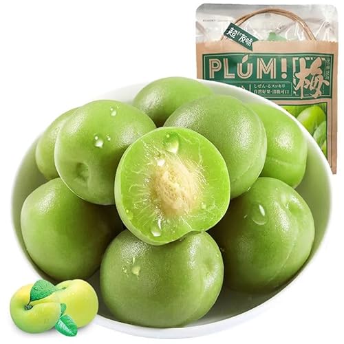 Sour sweet and crispy green plums 4.09oz/116g/bag,Huamei,fruit snacks,preserved fruits,Juicy plums,Dried Fruit,Vegan,Healthy Snacks,Sour crisp cold fruit fruit,fresh fresh plum (1 bag)