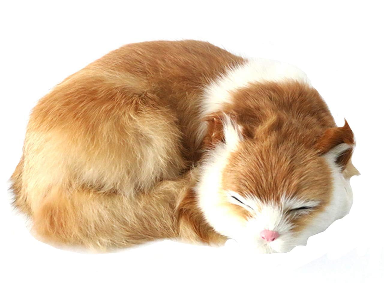 Amazon.co.jp: 猫ぬいぐるみリアル寝そべりねこ本物そっくりネコちゃん