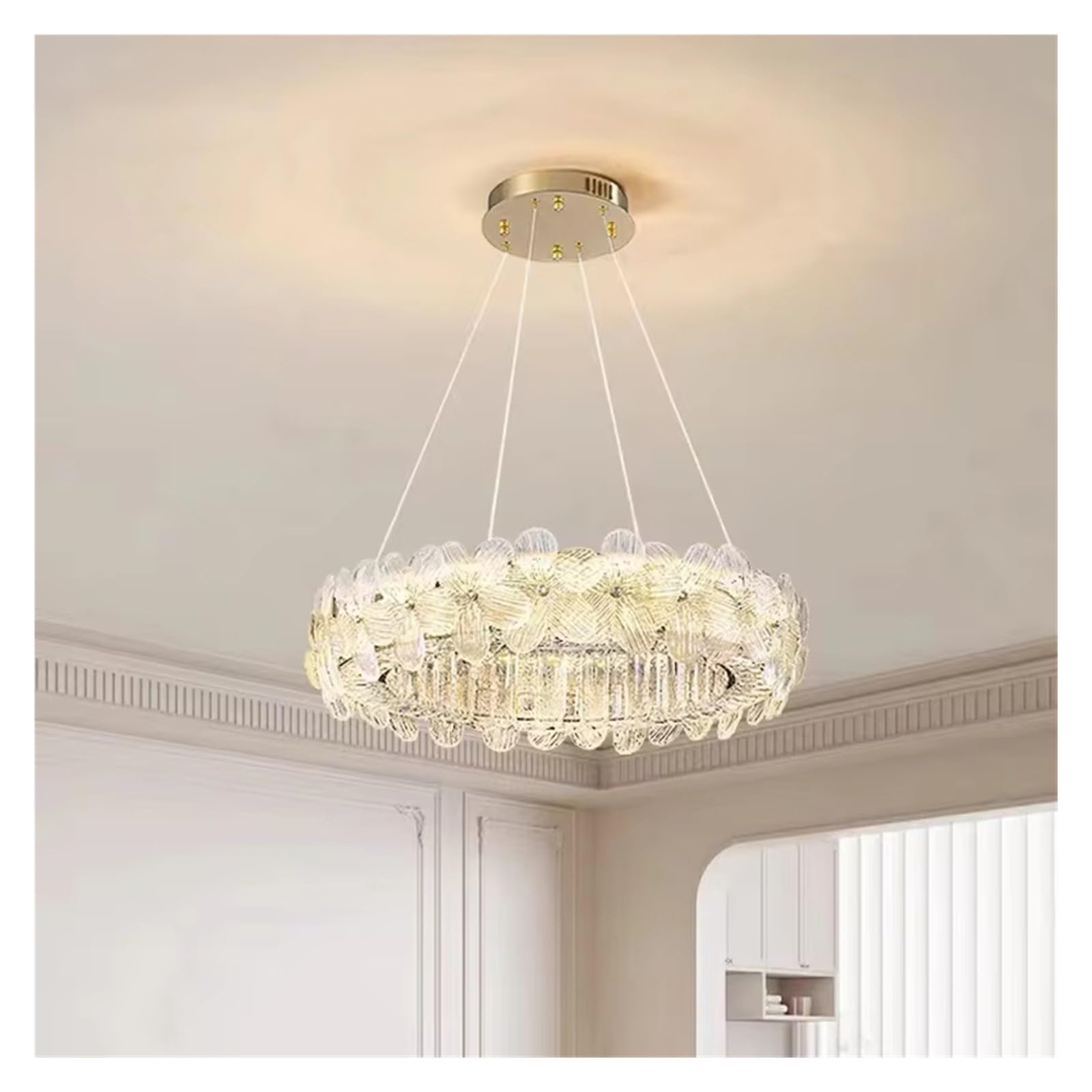 Decorazioni per la casa: lampade a Sospensione, lampadario di Lusso in Cristallo per Soggiorno, Lampada a Sospensione per Sala da Pranzo, plafoniera, Illuminazione per Interni.
