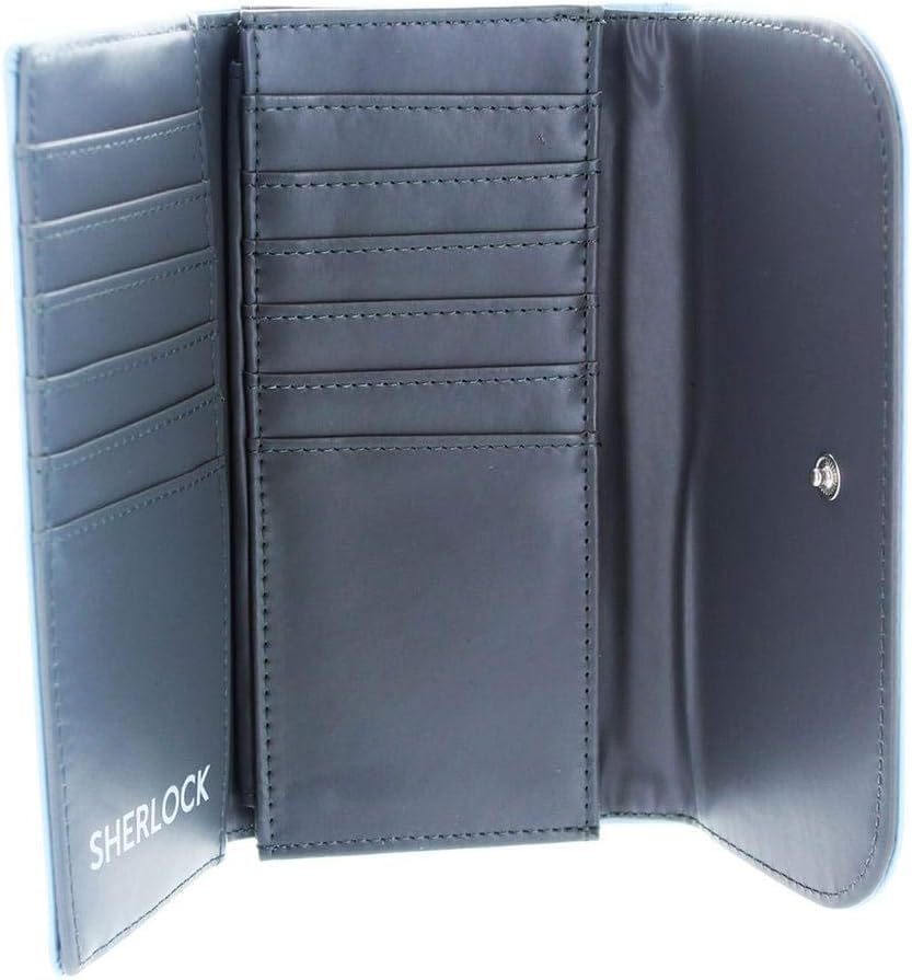Seven20 Sherlock Holmes Men's Bi-Fold Wallet: Get Sherlock (Grey)