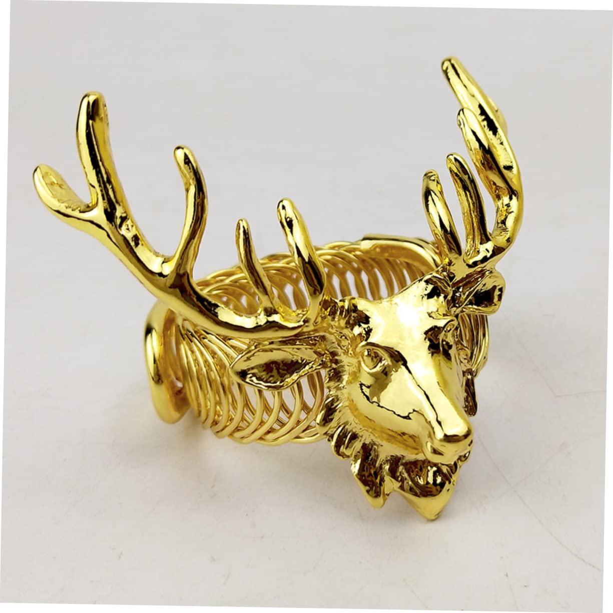 Zerodeko Lot De 3 Embrasses De Rideaux De Noël en Forme De Bois De Cerf Robustes Et Élégantes avec Boucle en Métal pour Votre Maison 2 Pièces X 3
