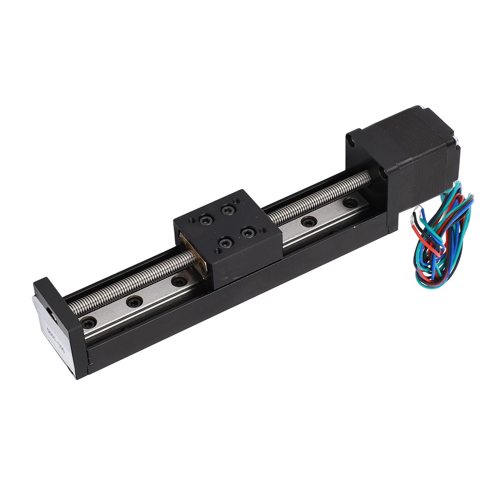 Asixxsix Mini-Linearschienenführungs-Schlittenantrieb, Linearschlitten-Bühnenantrieb mit NEMA 11-Schrittmotor, 100 Mm Verfahrlänge für -CNC-Fräsmaschinen mit X-, Y- und Z-Achse