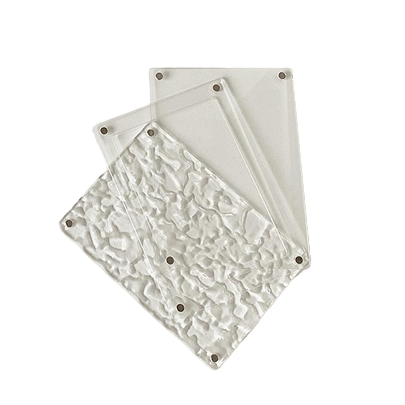 Zyouqi B Waves Pattern Clear Acrylic Card Holder With Sturdy Ase For Desktop Organization Secure Card Display In Occasion Acrylic Holder