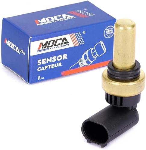 MOCA 12636534 Sensor de temperatura del refrigerante del motor para Chevrolet 2015-2022 Colorado 2.5L 2.8L, para GMC 2017-2021 Acadia 2.0L 2.5L,