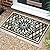 CHICHIC Door Mat Welcome Mat 17x 30 Inch Front Door Mat Outdoors for Home Entrance Outdoors Mat for Outside Entry Way Doormat Entry Rugs, Heavy Duty Non Slip Rubber Back Low Profile, Flower