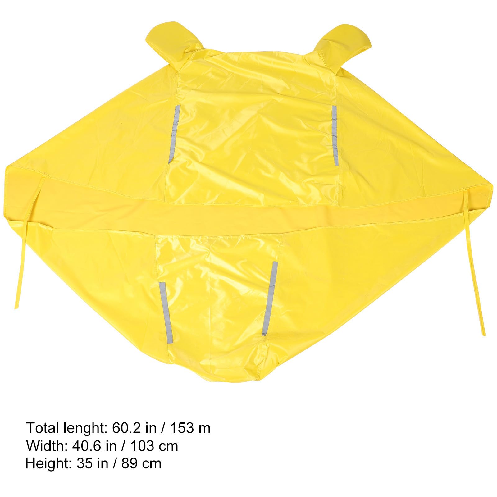 Toyvian Funda Protectora para Motocicleta y Bicicleta Eléctrica Resistente al Agua Tela Oxford Amarilla para Almacenamiento y Protección Solar