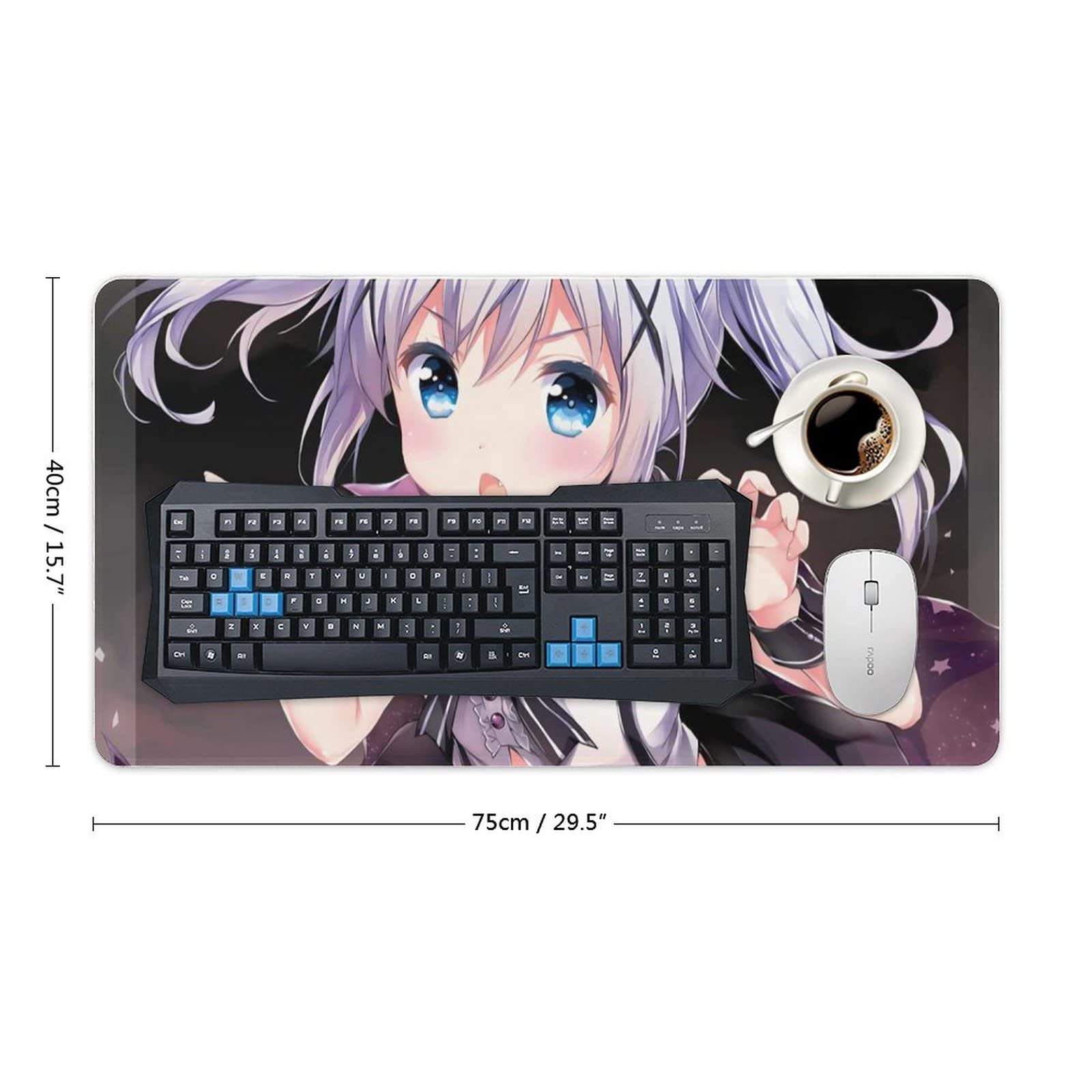 新品マウス付き♡在庫限りの格安パソコン❤️事務作業や タイピング練習にも♡ Amazon.co.jp: マウスパッド ゲーミング 大型 ごちうさ チノ 香