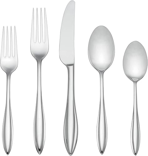 Miniatura 8 de Lenox Amber Hill - Juego de cubiertos (65 piezas, 9.65 lb4.38 g), color metálico