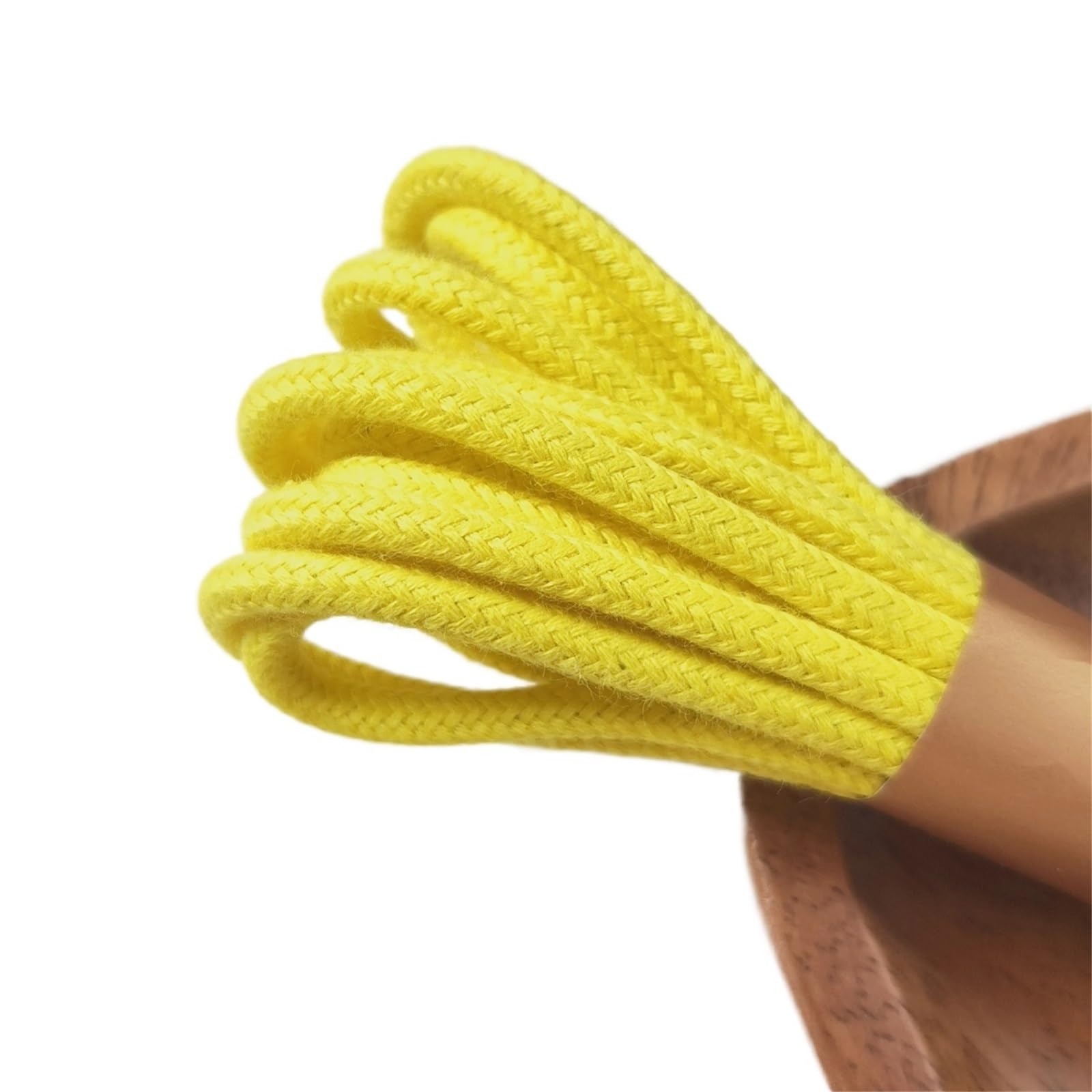 Cotton Macrame Cord 4mm Macrame Cords Cotton Braided Cord Rope 16ft/5.5Yards(Color3)