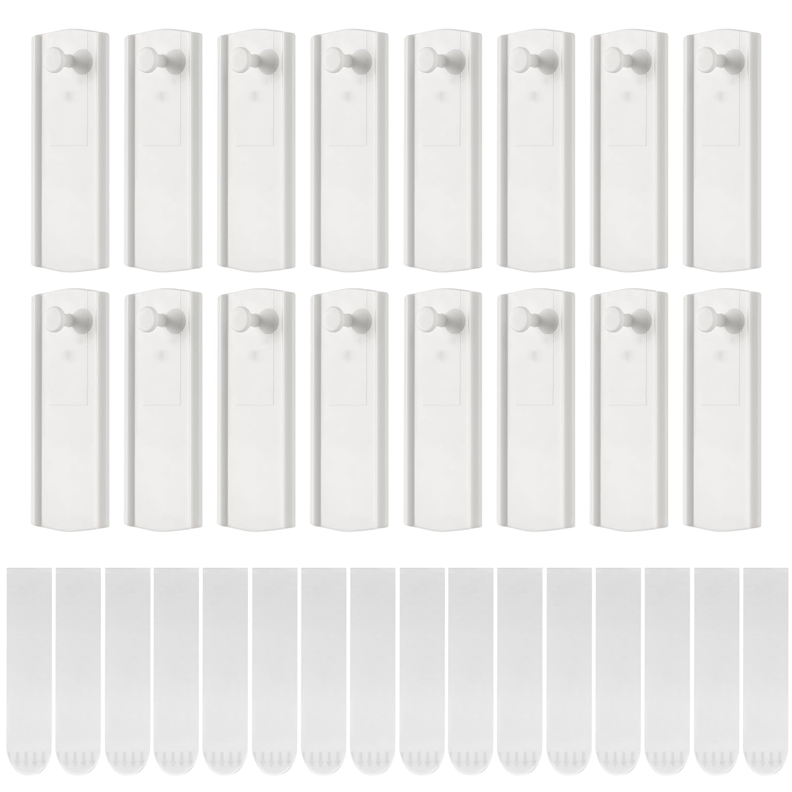 Xumann 16 Pcs Self Adhesive Picture Hooks, Removable Damage Free Picture Hangers For Hanging Picture