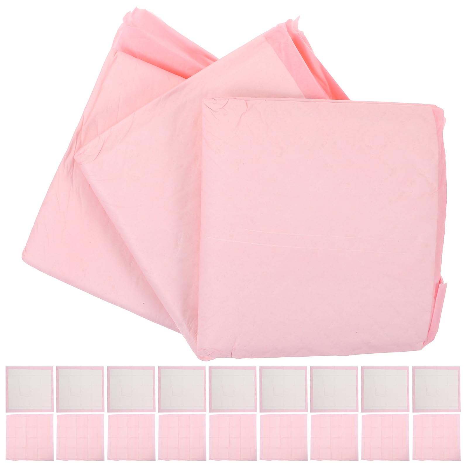IMIKEYA Tappetini Assorbenti per Cani l 60x60 Cm 40 Pezzi Super Assorbenti Non Tessuto Spessi per Addestramento Quotidiano e Uso in Auto