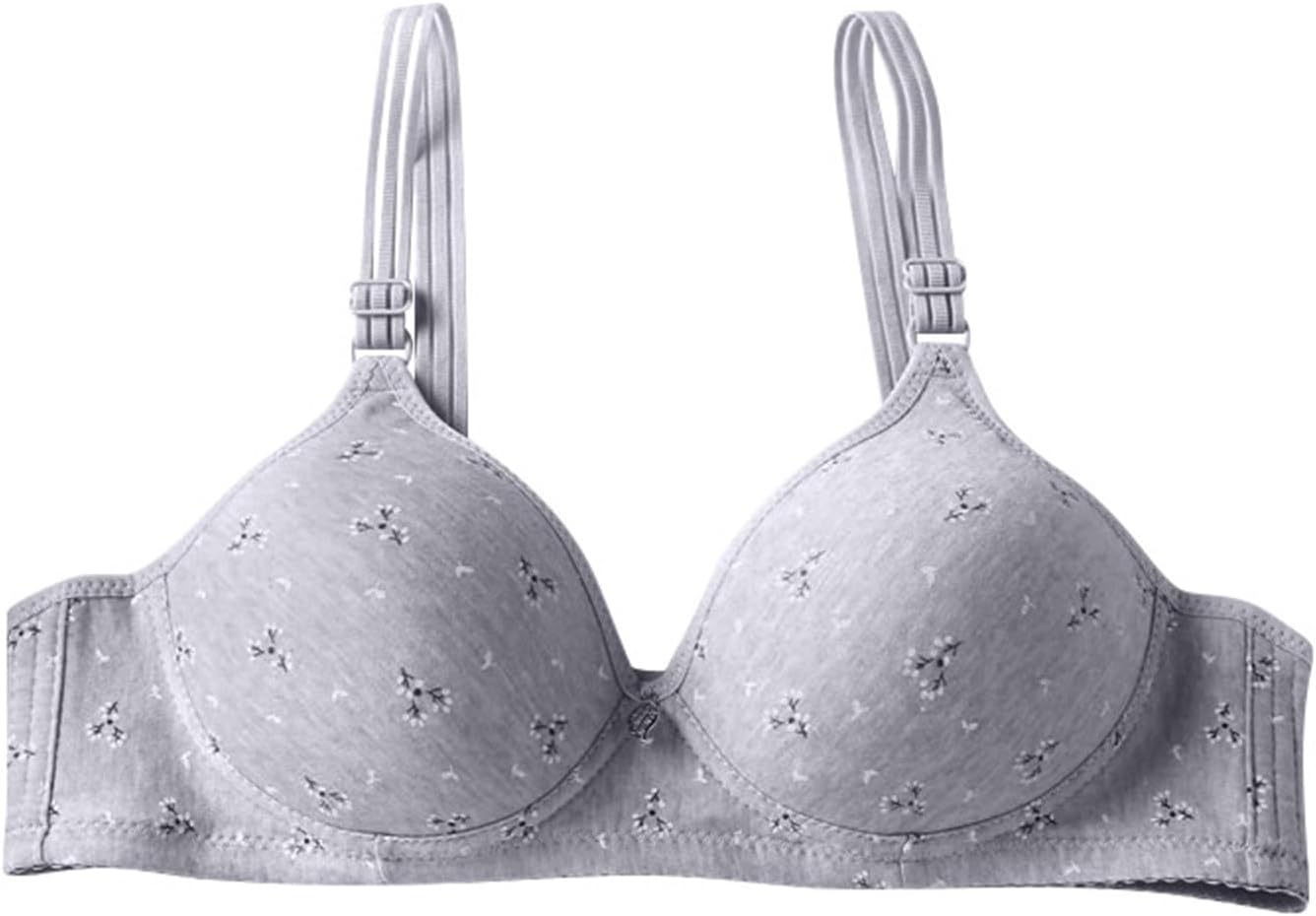 Women's Plus Size Bras Full Coverage Non Padded Comfortable Cotton Wirefree Bra Lifting Support T-Shirt Bra Bralettes