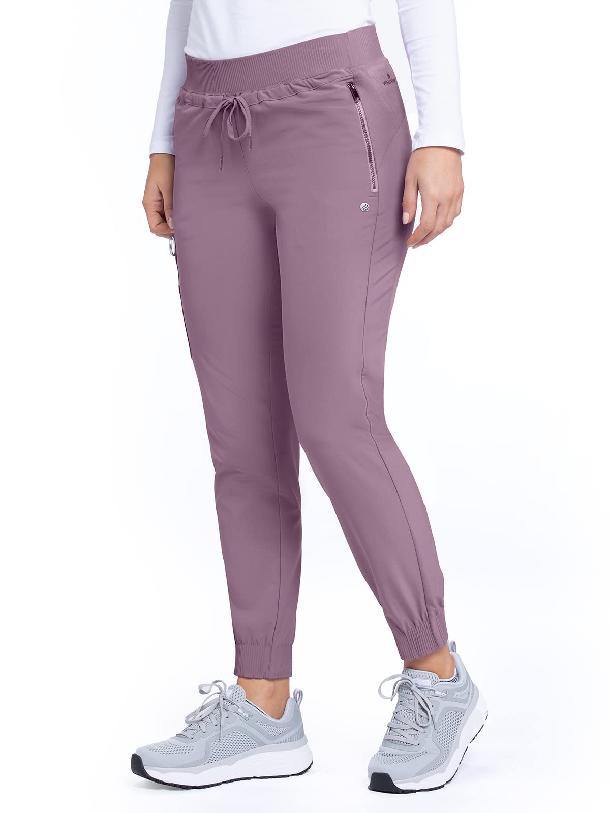 BarcoOne Wellness Women's Joy Scrub Pant, Dusk Purple, XX-L Plus