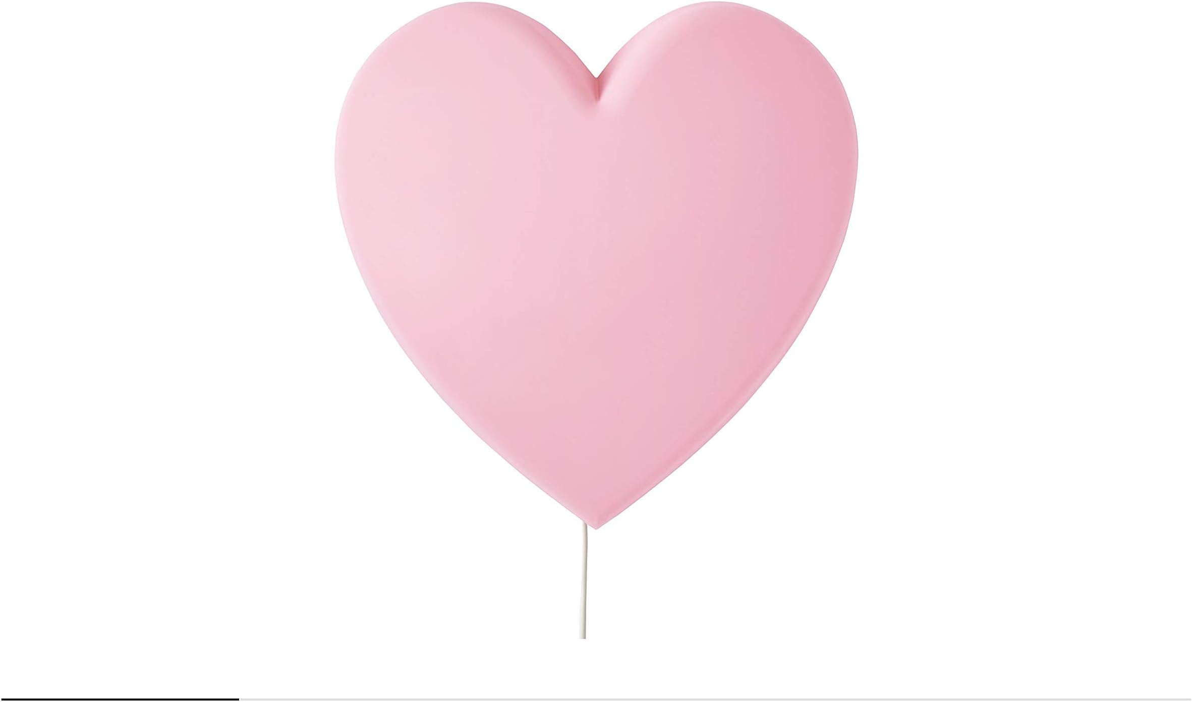 UPPLYST LED Wall lamp, Heart Pink