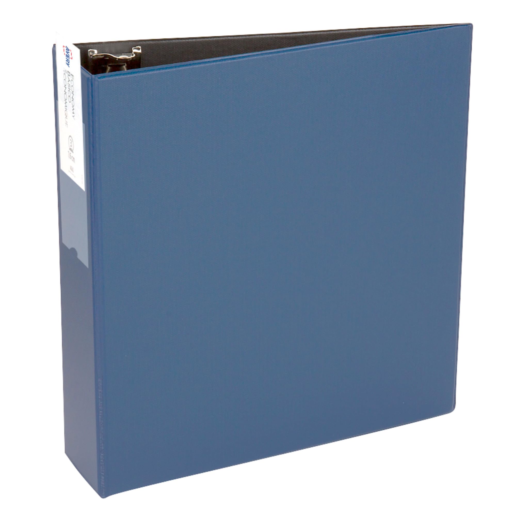 Avery Economy Binder, 3-Inch Round Ring, Blue, 1 Binder (4600)