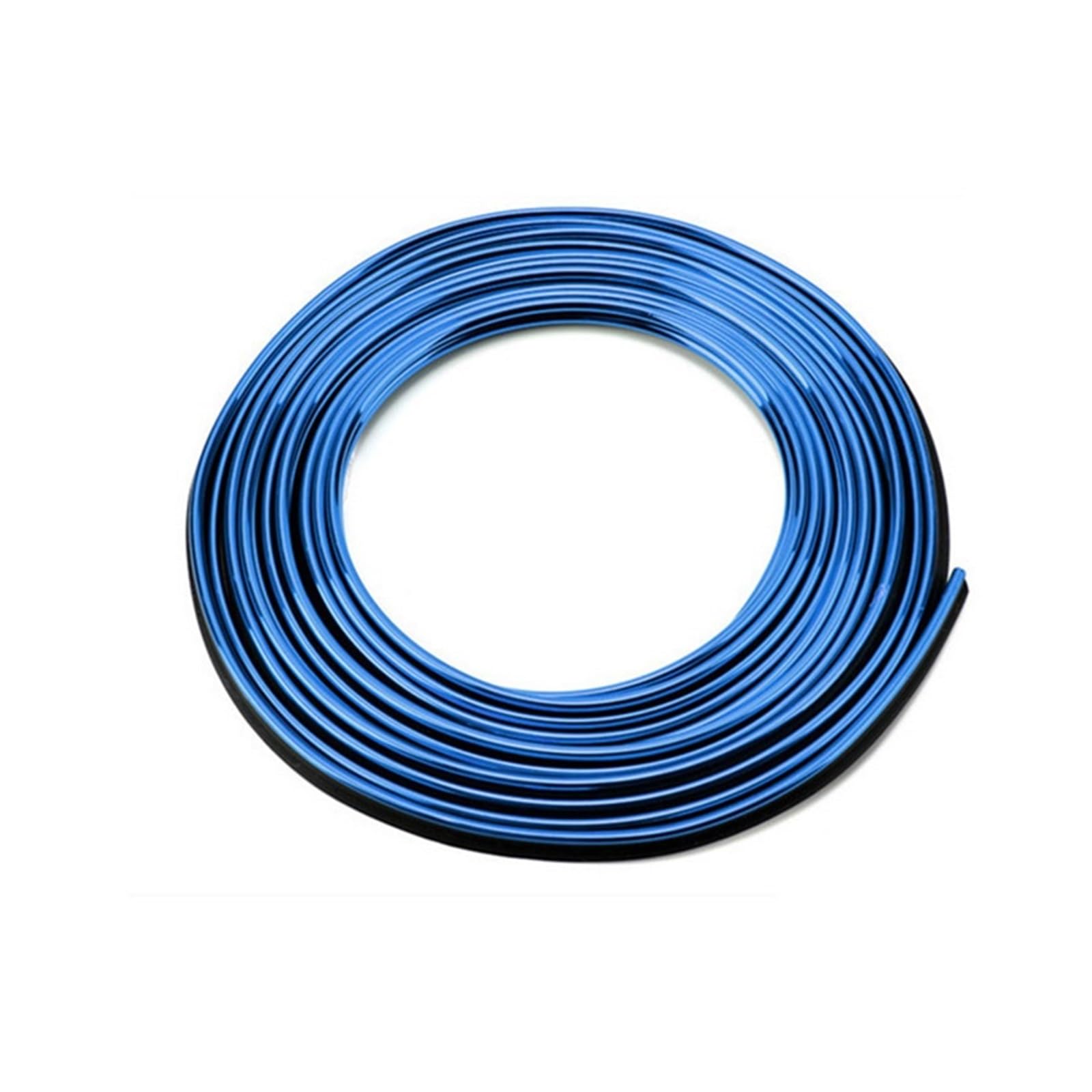 Molduras de coche ZHGUIMING con tiras flexibles de 5m azul para un salpicadero deportivo 8