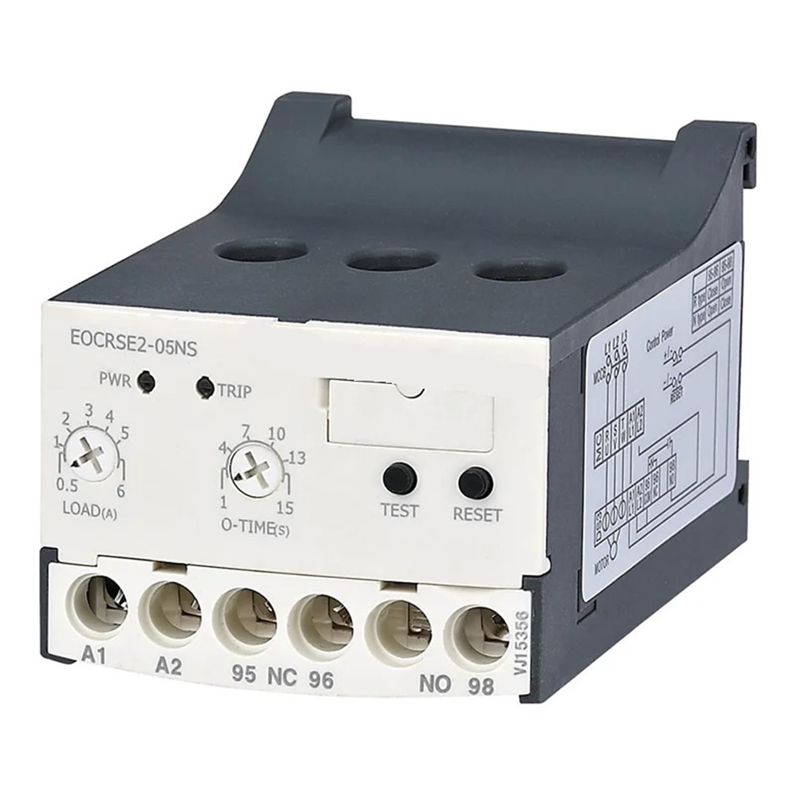 Relé de sobrecarga electrónico de alta precisión de 24-260 V CA/CC modelo EOCR-SE2 5
