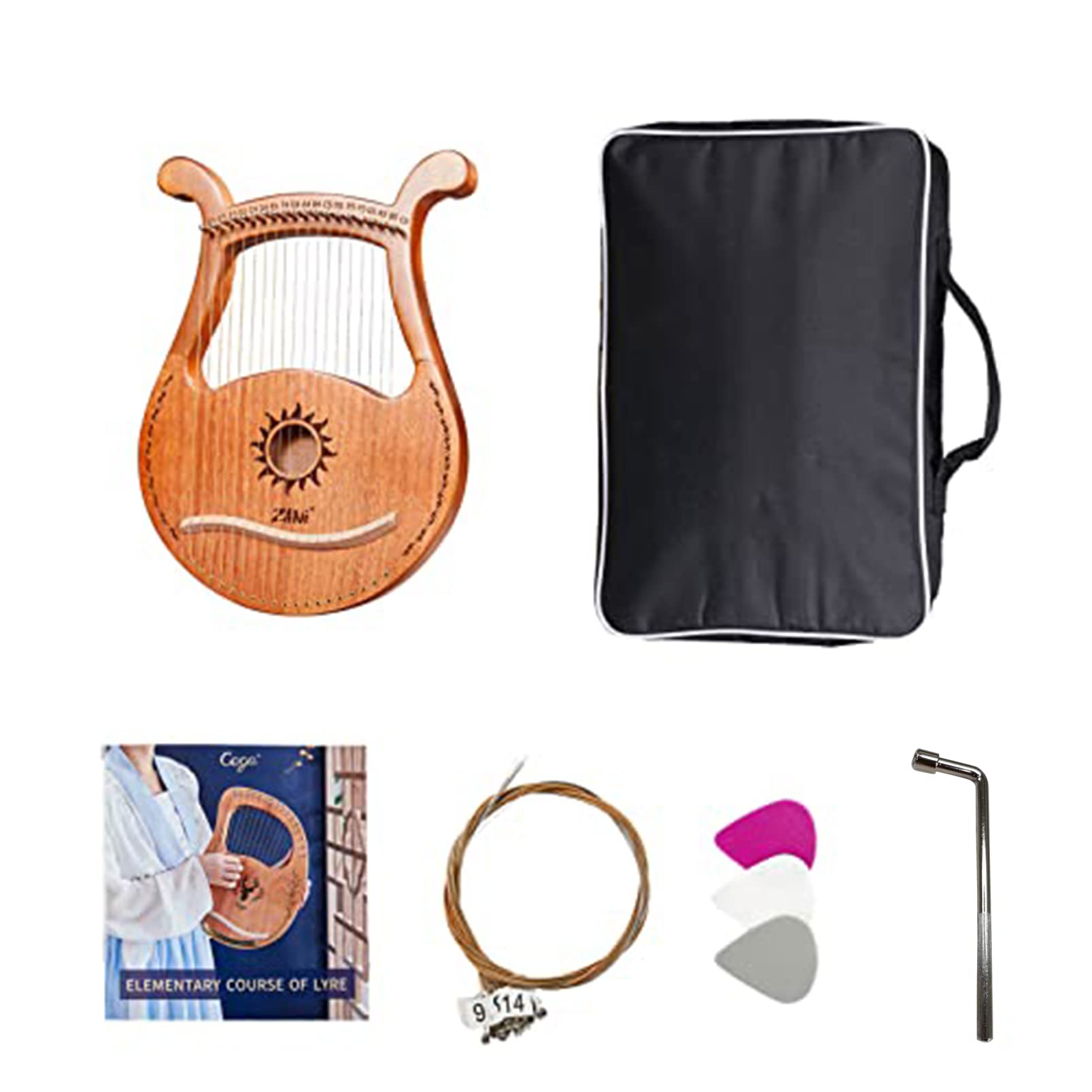 Amazon | TienClef Lyre Harp 19弦 古代ギリシャ風 音の形