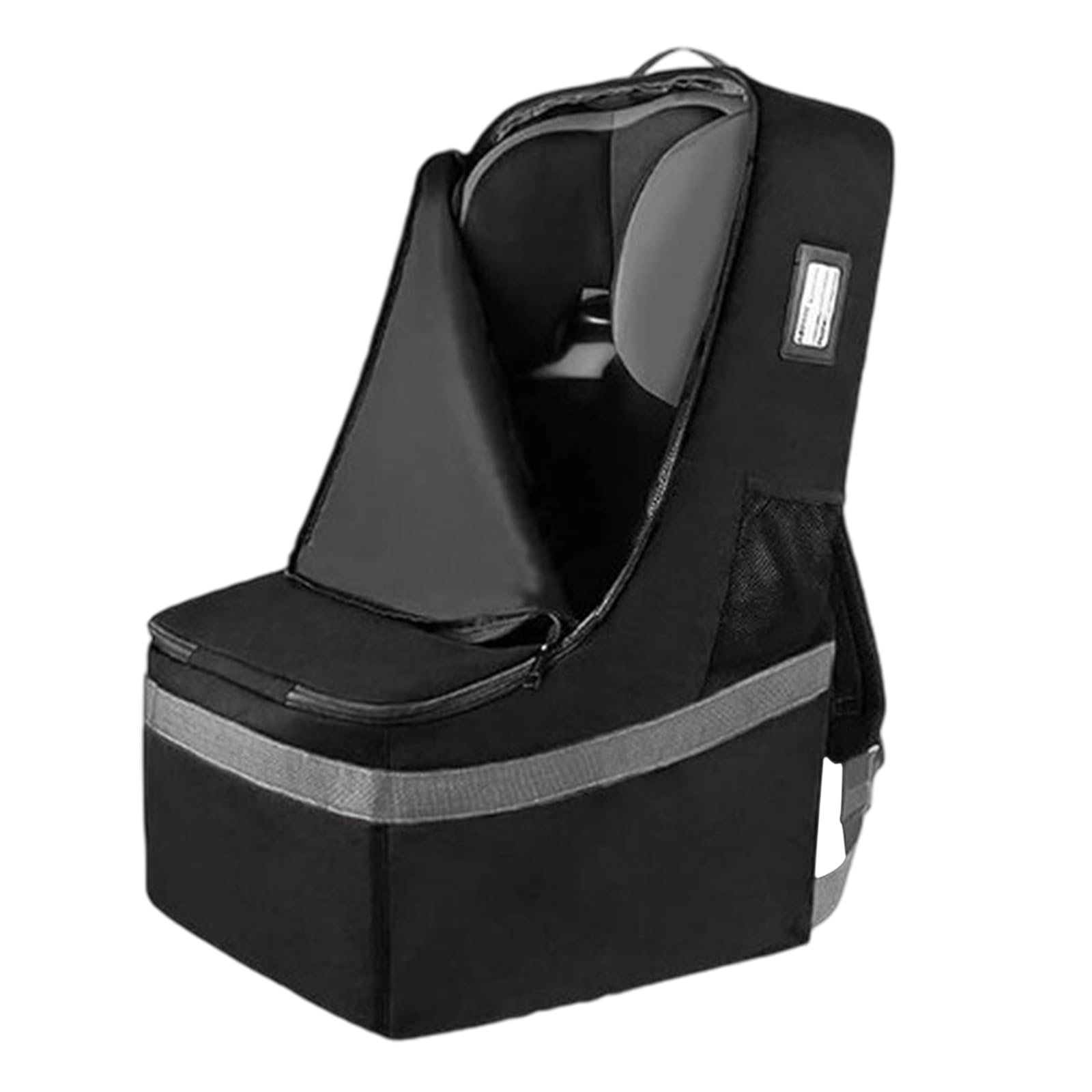Sac à dos de voyage pour siège de voiture pour avion, housse rembourrée et imperméable pour siège auto, siège rehausseur pour nourrisson, porte-chèques avec bretelles, sac à dos de voyage