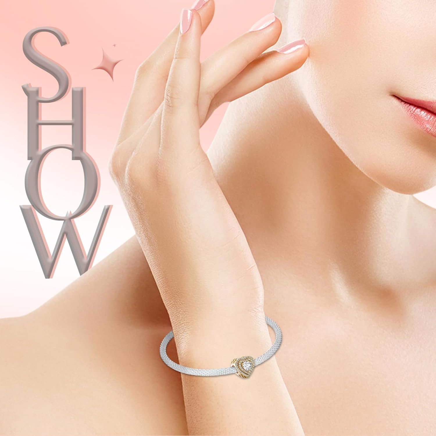 S925 Charms for Pandora Bracelets and Necklaces, Gift for Love, Couple, Family, Fri... - Image 2