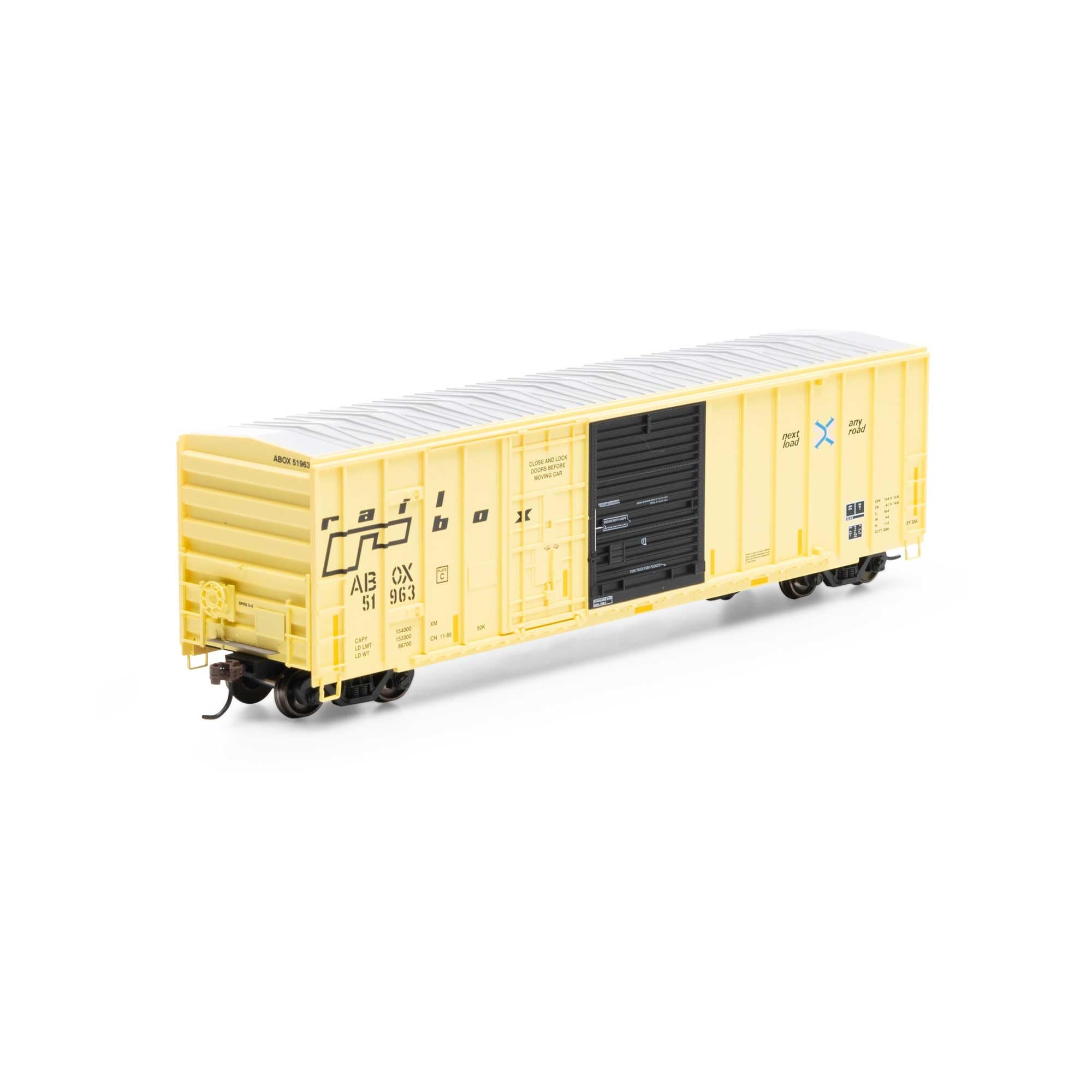 Athearn HO RTR 50' FMC Combo Door Box ABOX #51963 ATH26736 HO Rolling Stock
