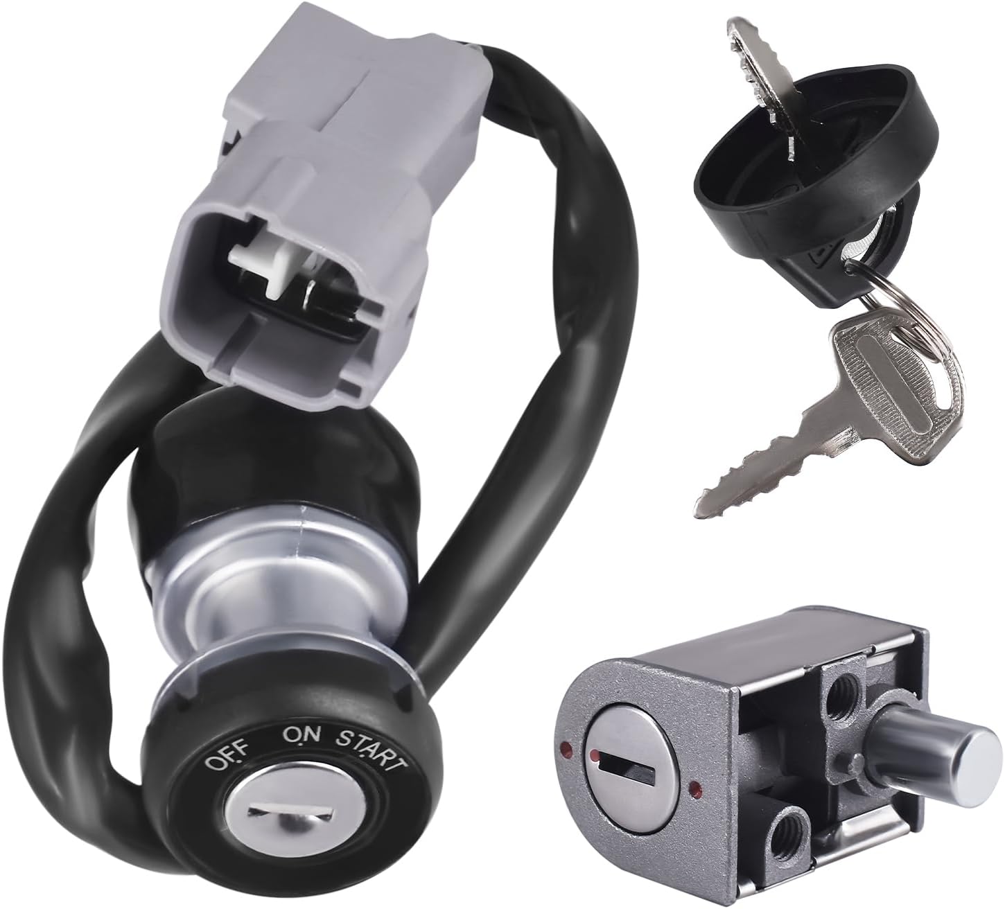 Ignition Switch Key Lock Kit with gaskets Compatible with CFMOTO Zforce 500, Zforce 800 Trail, Zforce 1000 Part Number 7000-011000-20000