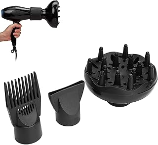 Hair Dryer Diffuser Nozzle Set