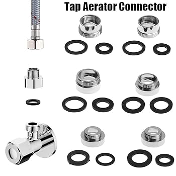 Amazon.co.jp: 2 個水道水フィルター蛇口アダプター、真鍮の蛇口