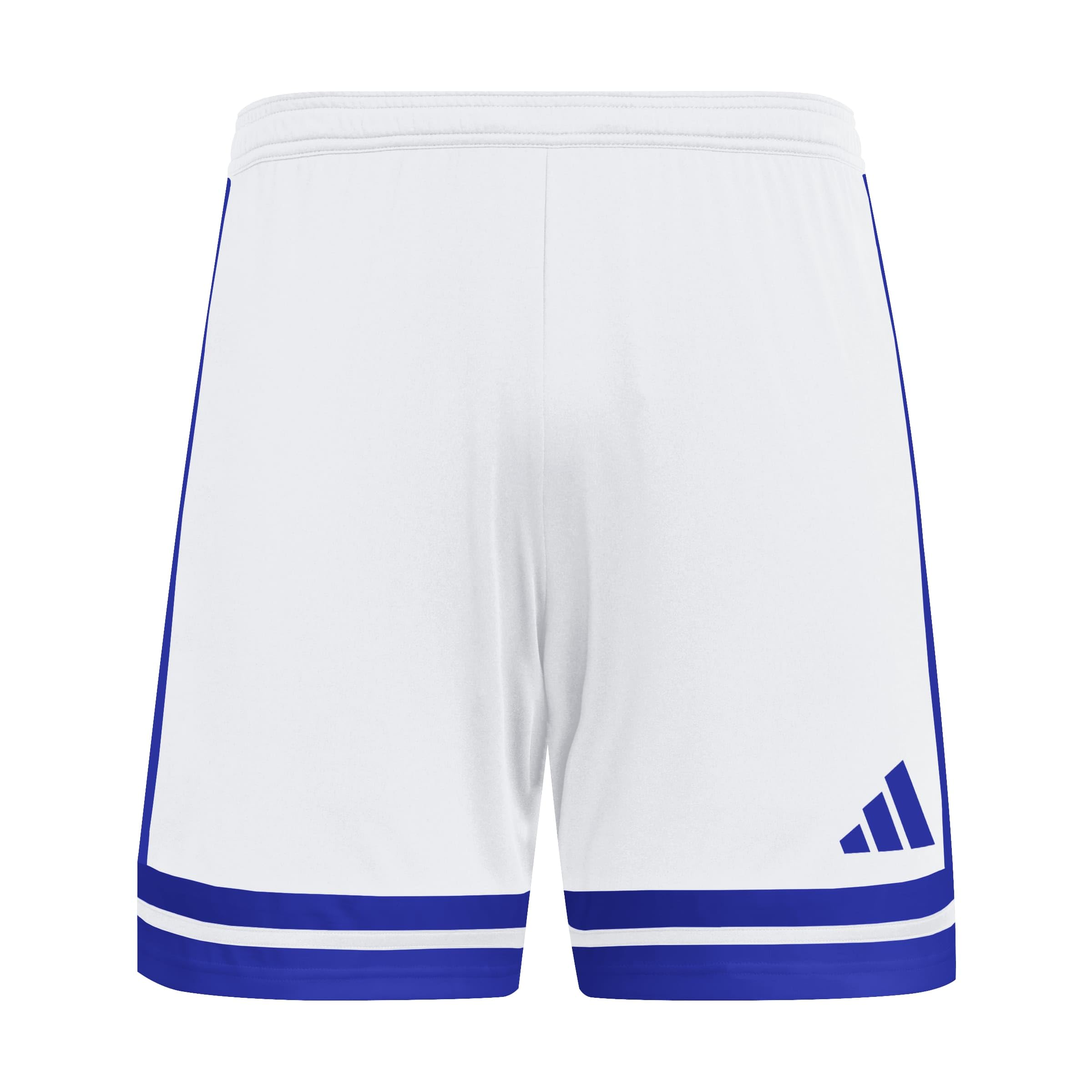 adidas Men's Squadra25 Short Shorts, White/Team Royal Blue, M