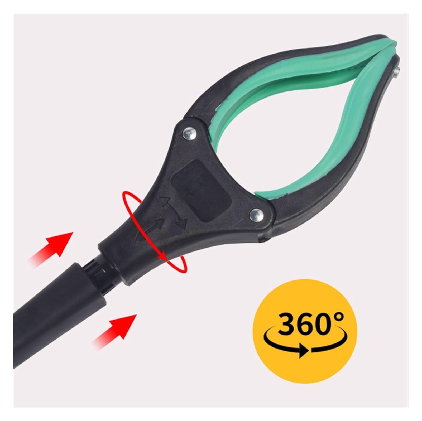 Pinza Recoge Objetos, Pinzas Extensibles, Recogedor de basura plegable largo con agarre fuerte y punta magnética
