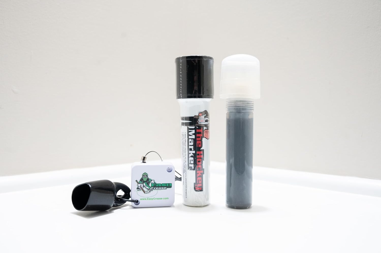 簡単折り目 - ホッケーゴールクリースマーカー分度器(洗えるグレー+ブラック)