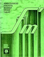 Nonreinforced Concrete Masonry Design Tables B0006VUZ80 Book Cover