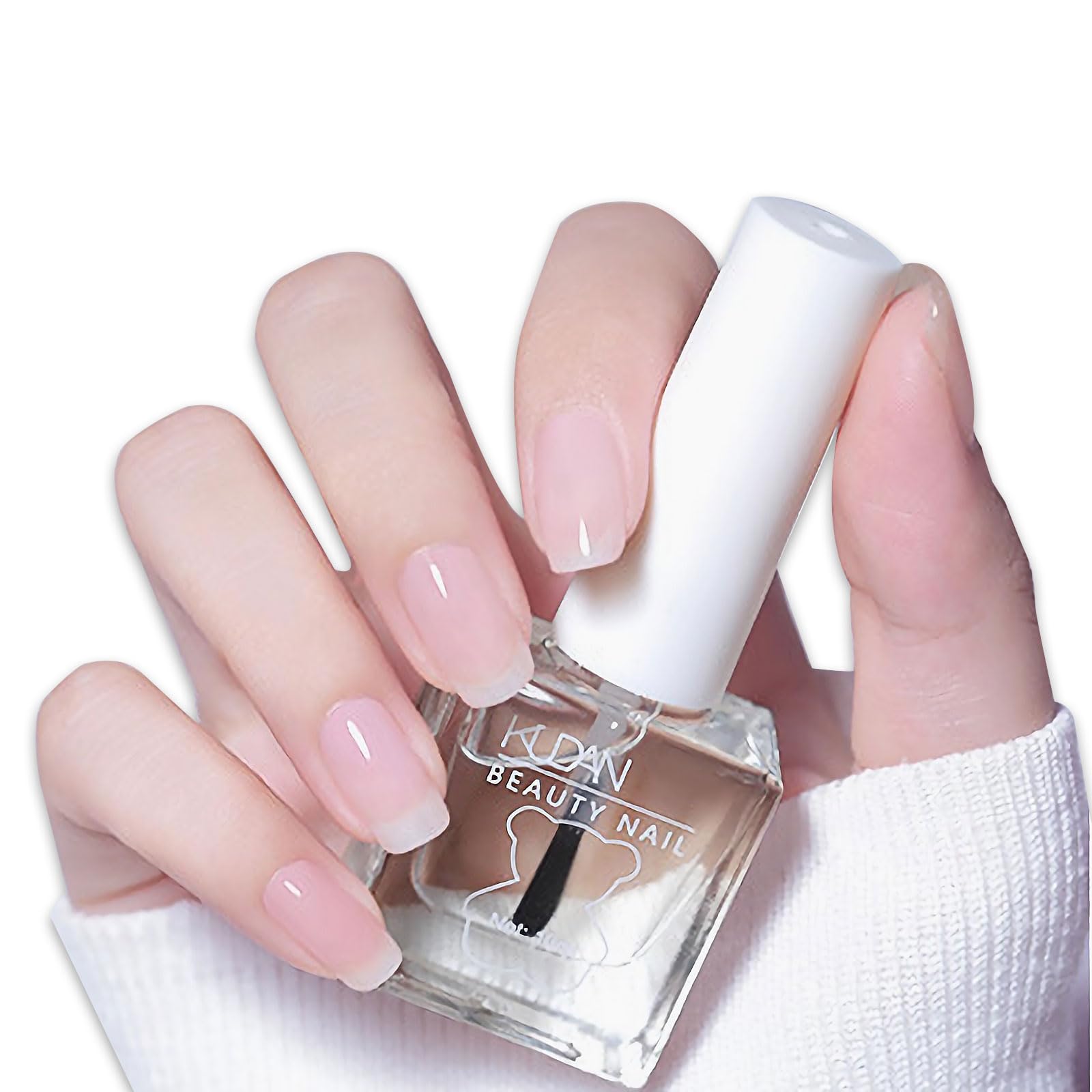 TBeautfaveClear Nail Polish Base Coat, Top Coat With a Vegan Formula,Quick Dry Top Coat Nail Polish, Breathable Nail Polish No Need Cure Nail Gel Polish Nail Varnish at Home