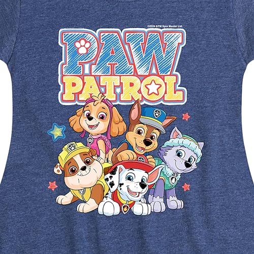 HYBRID APPAREL - Paw Patrol - Sketch Character Group - Toddler & Youth Girls Fit & Flare Dress3