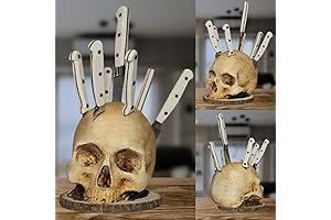OG Bone Appetit Kitchen Knife Holder - Decorative Freestanding Kitchen Stand -...