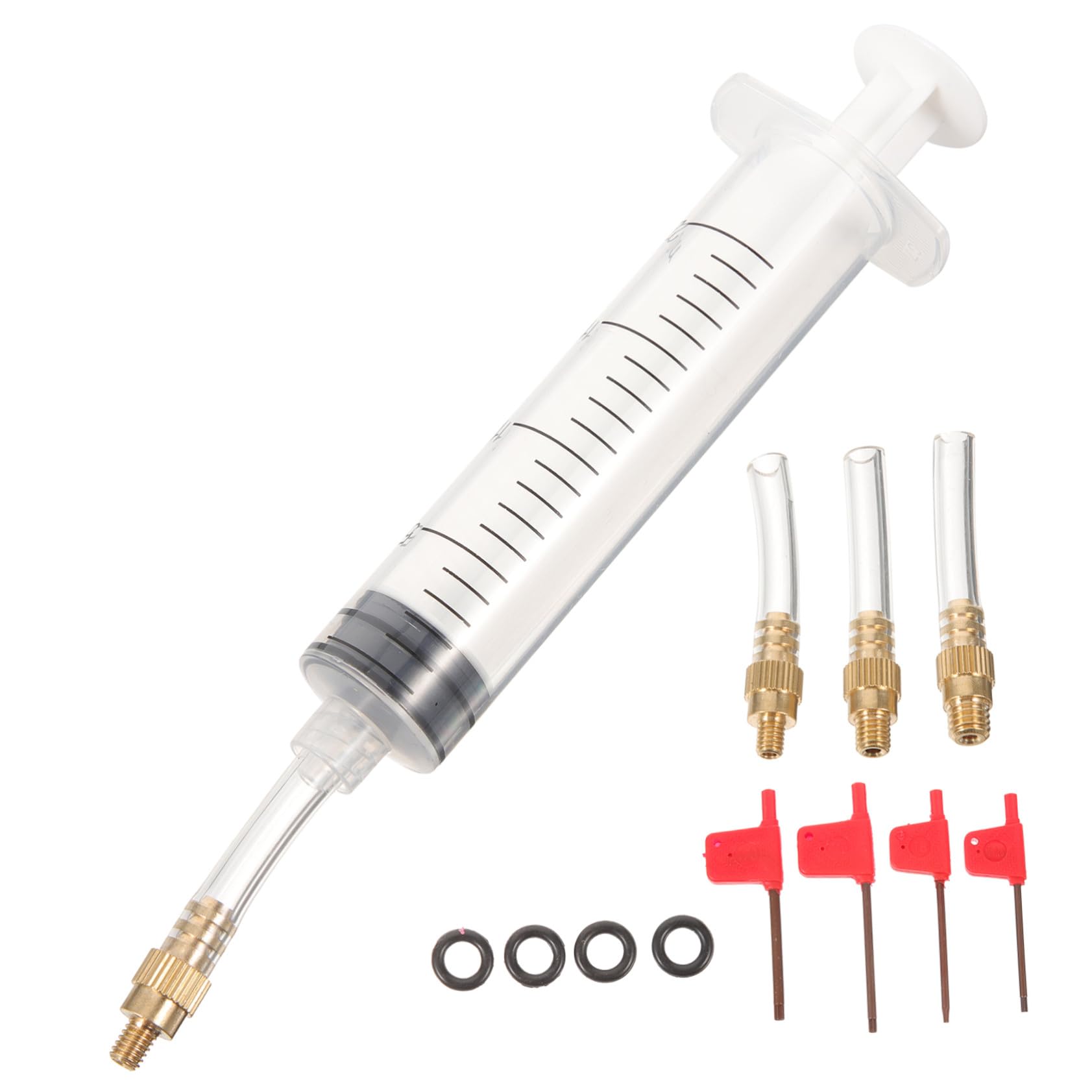 Abaodam Herramienta engrasar montaña Equipo Bicicletas hidráulico Kit de Purga de Aceite reparación de Frenos de Bicicleta reparación de Frenos para Bicicleta Metal