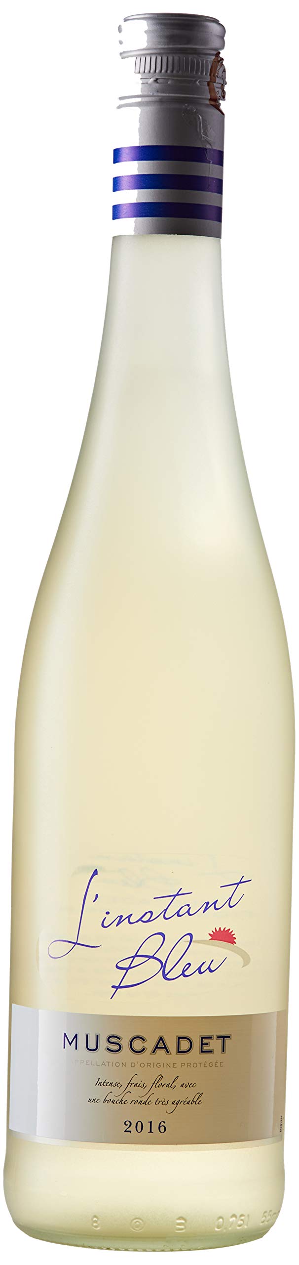 L'Instant Bleu - Vin Blanc de Loire, AOP Muscadet, frais et aromatique (6 x 0,75 L)