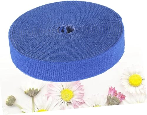 Miniatura 3 de NUOBESTY Correas adhesivas reutilizables de gancho y bucle para cables, sujetadores de cables azules, organizador de alambre ajustable para oficina