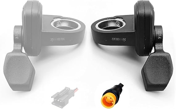 EBike Thumb Throttle 48V,36V,52V,60V 108X Left or Right Thumb Throttle Speed Control 3 Pin Waterproof/SM Connector for Electric Scooters and E-Bike 108X-R-WP