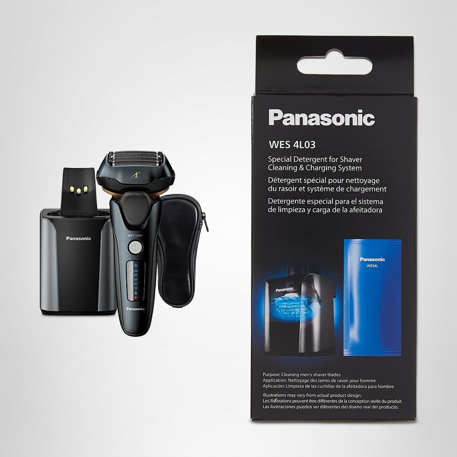 脱毛・除毛 Panasonic PRO ES-LV7W-24 Amazon.com: Panasonic Electric Razor for Men + Cleaning Solution