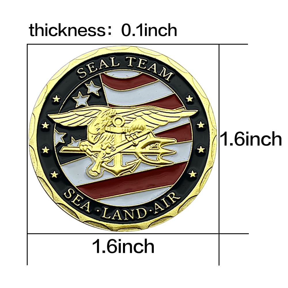 Insignia de sello de las fuerzas de operaciones especiales de Estados Unidos, moneda conmemorativa militar, regalo coleccionable