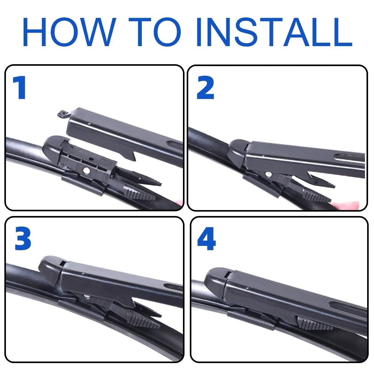 TUBIC Tergicristallo Parabrezza per BMW 1 Series E81 E82 E87 E88 118d 118i 120i 120d 123d 125i 128i 135i 116i 2004-2011,Auto Anteriore e Posteriore Tergicristalli per Parabrezza Ricambio Accessori